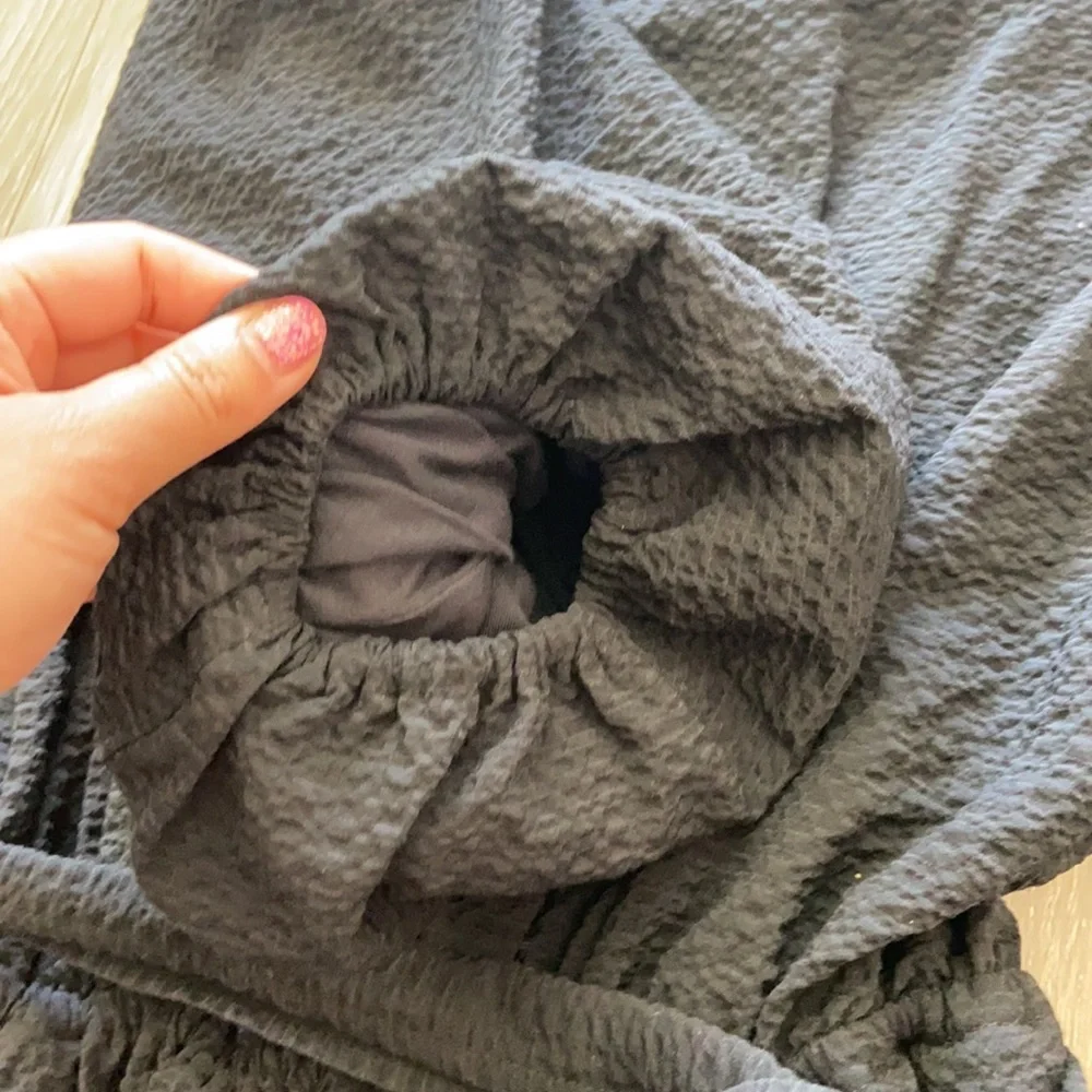 Anthropologie black romper. S - Picture 5 of 11